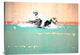 "Swim on! Bronx, NYC" Stretched Canvas Giclee by Masterfunk Collective, 36x26"