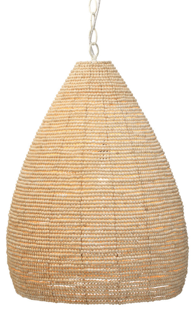 Gulf Wood Beaded 1-Light Pendant