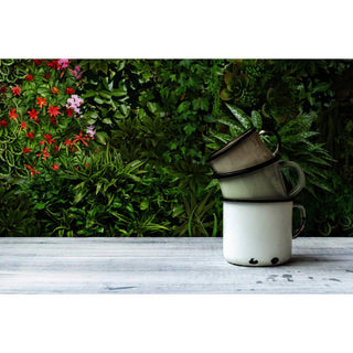 Wildflower Shadows Peel And Stick Wallpaper, Green/Black