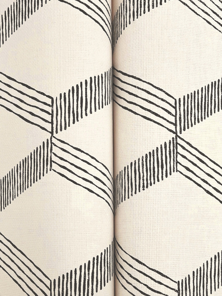 Palisades Paperweave Beige Wallpaper