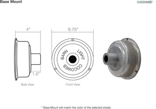 14" Vintage LED Wall Light With Vintage Arm, Black