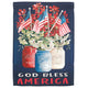 Flag God Bless America Jars 30x44