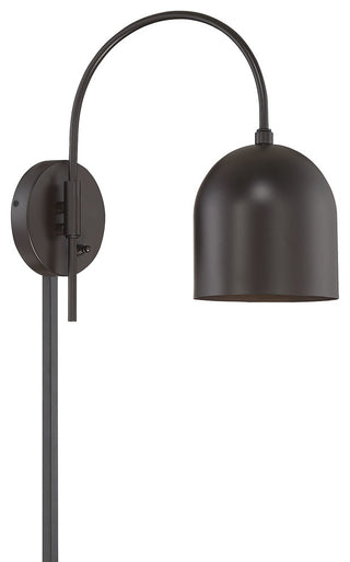 1-Light Adjustable Wall Sconce, Bronze
