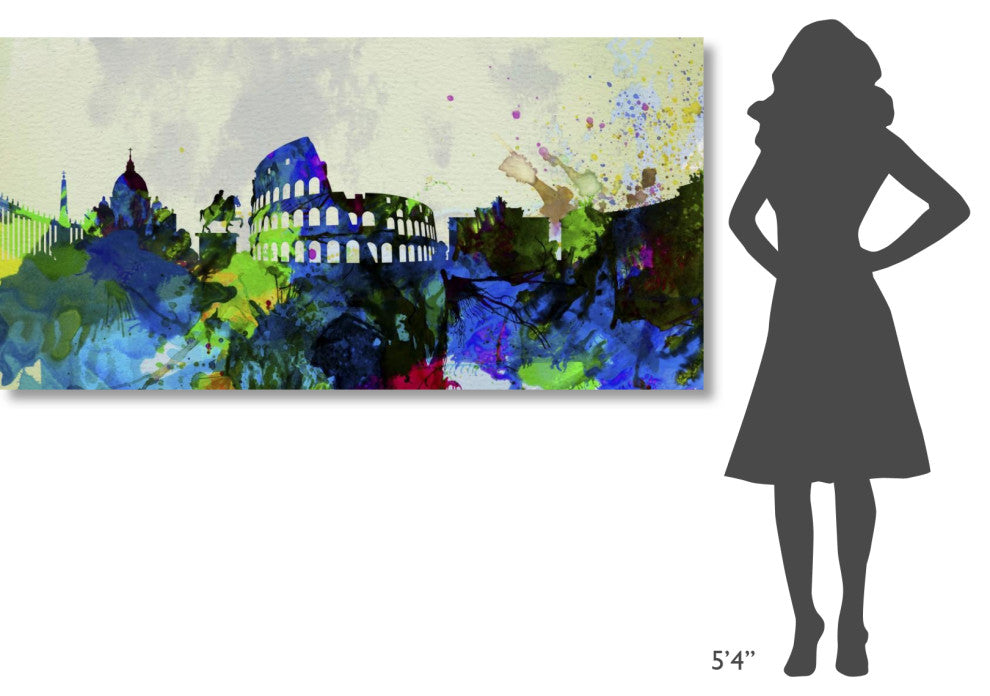 "Rome City Skyline" Fine Art Print
