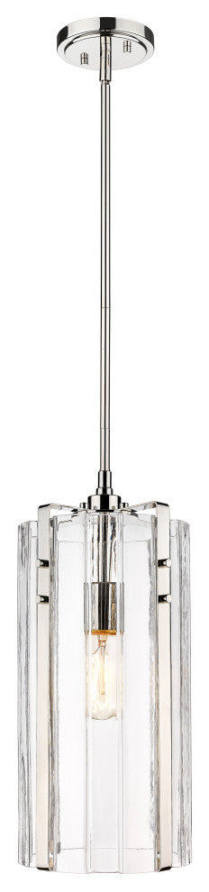 Zlite 3036P8-PN 1-Light Pendant, Clear