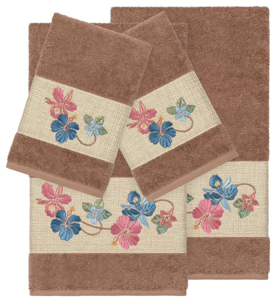 Caroline 4 Piece Embellished Towel Set