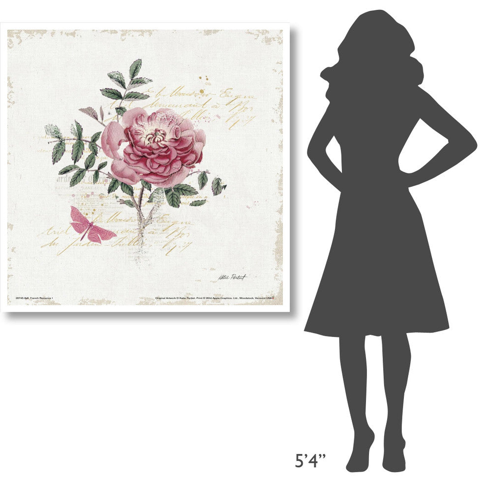 "French Romance I" Digital Paper Print by Katie Pertiet, 42"x42"