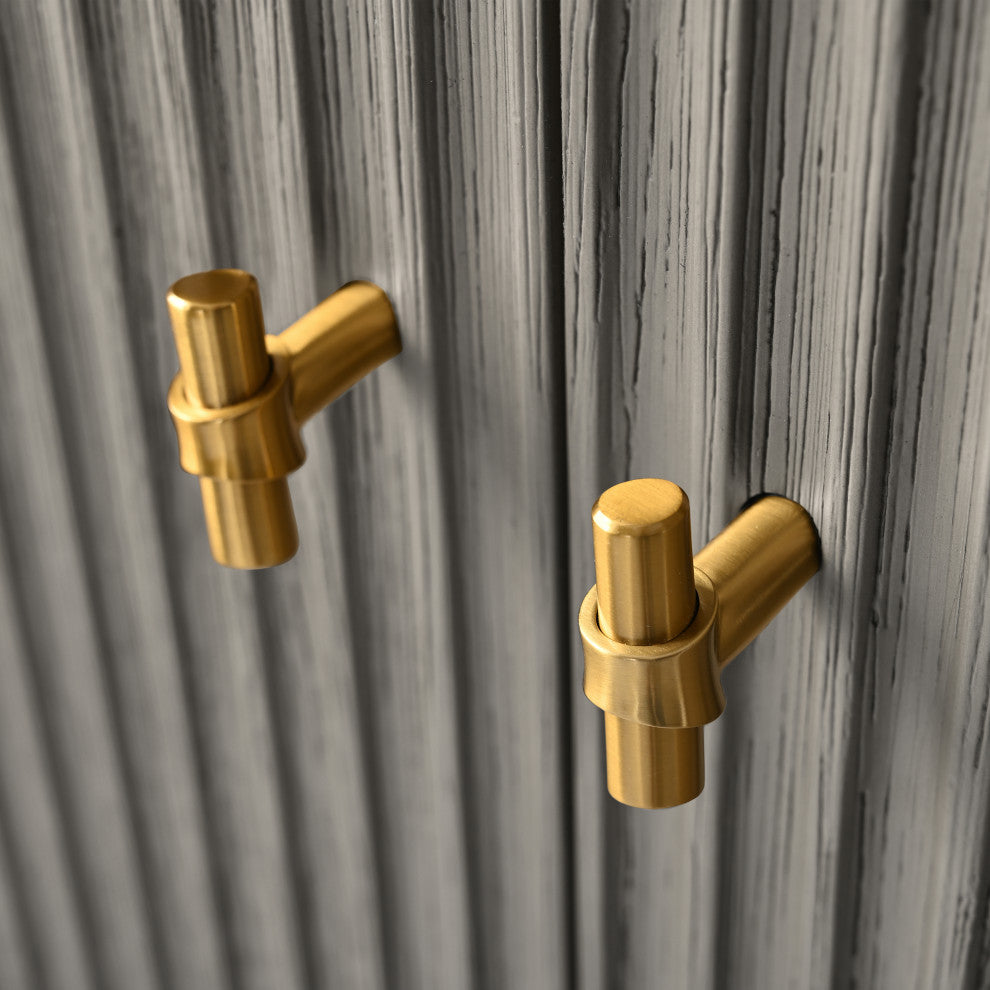 Vanity Art Freestanding Vanity, Driftwood Gray, 60", Single Sink, Golden Brushed