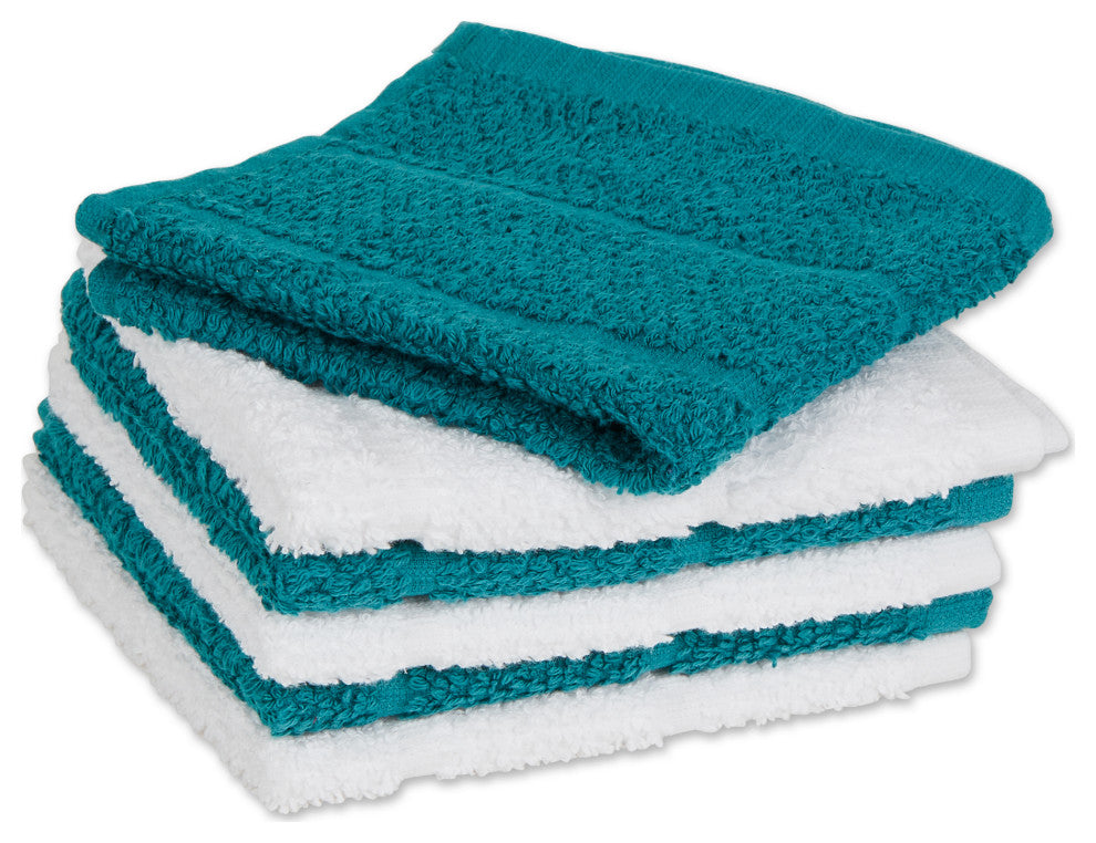 Teal Basic Chef Terry Dishcloth (Set of 6)