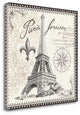 "Bonjour Paris III" By Janelle Penner, Giclee Print on Gallery Wrap Canvas