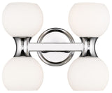 Z-Lite 494-4V Artemis 4 Light 11"W Vanity Light - Chrome