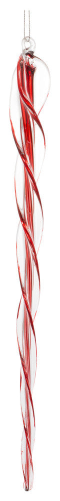 Glass Icicle Ornament, 6-Piece Set