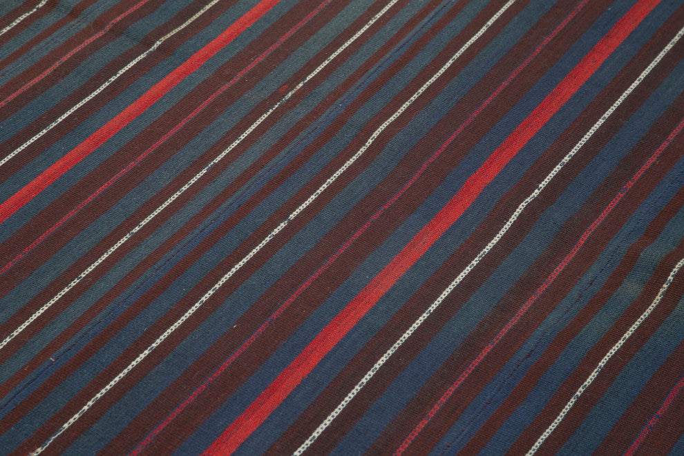 Rug N Carpet - Handmade Turkish 5' 1'' x 6' 11'' Contemporary Kilim Rug