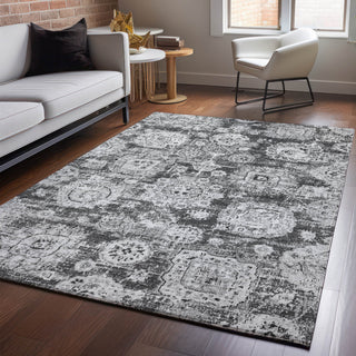 Premium Machine Washable Mayfield AMF634 Gray 5' x 7'6" Rug