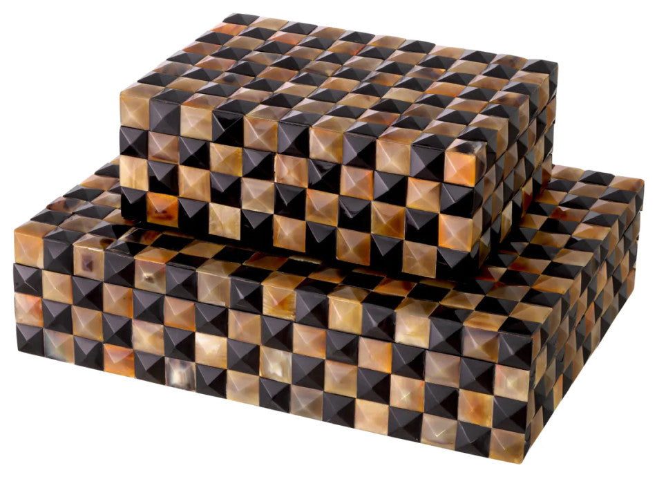 Checkered Retro Box, Eichholtz Magician, Large