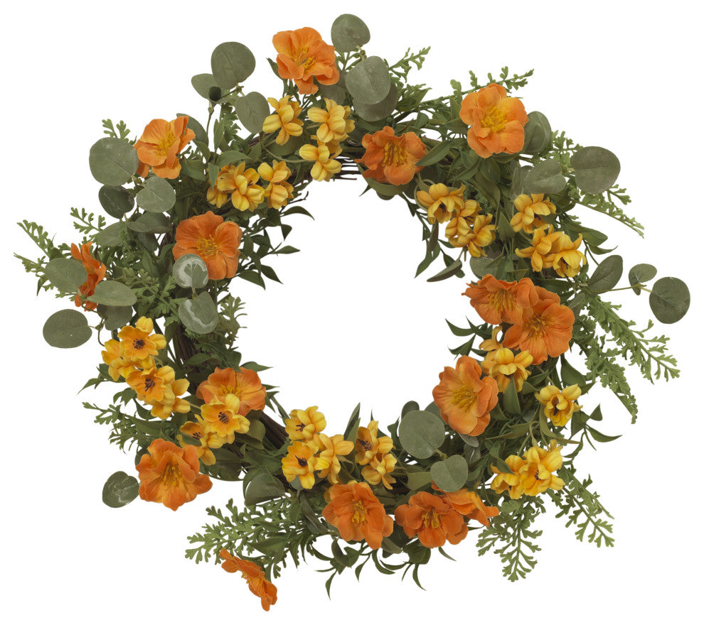 24"Spring Flower Wreath