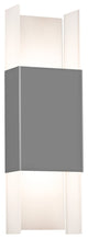 Ansa Outdoor LED Sconce, Matte Gray, Soft White