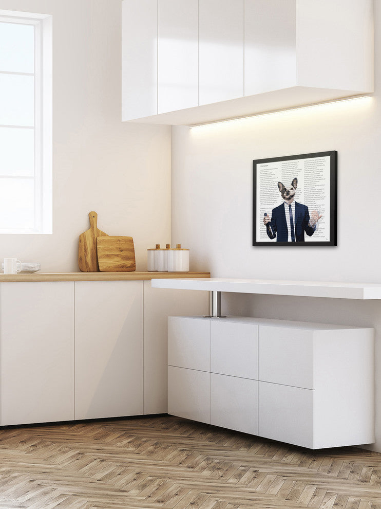 "Champagne Celebration" Framed Painting Print, 24"x24"