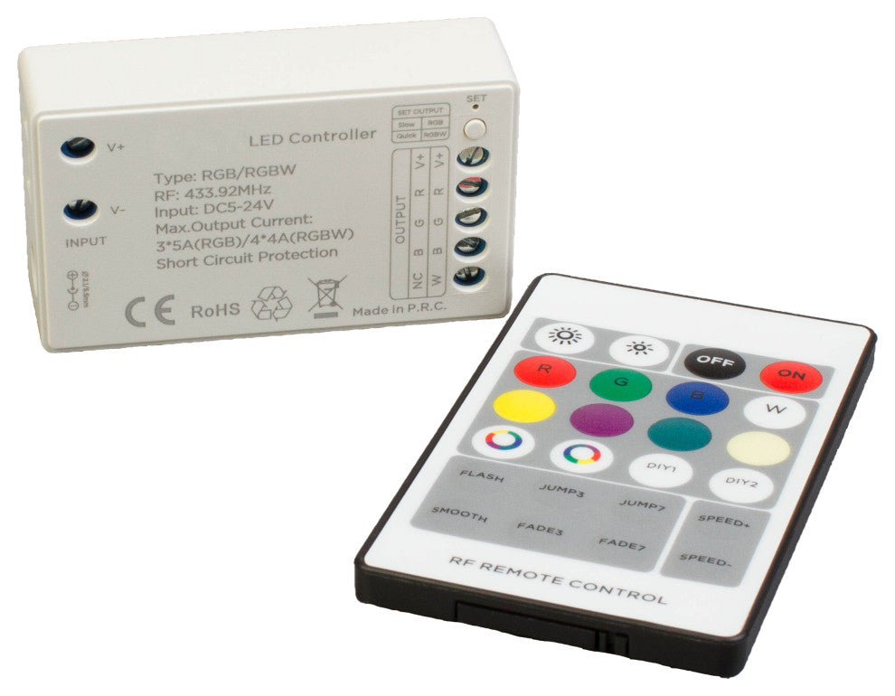 WIRELESS MINI RGB/RGBW LED LIGHT CONTROLLER 180w max