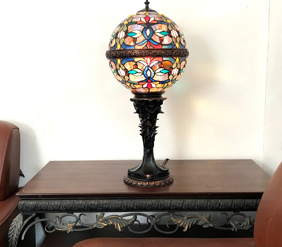 Charlize 1-Light Victorian Table Lamp 11"