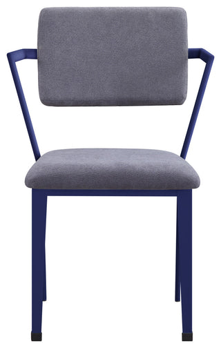 ACME Cargo Chair, Gray Fabric and Blue