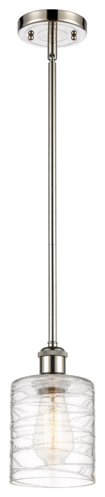 Innovations 516-1S-PN-G1113 1-Light Mini Pendant, Polished Nickel