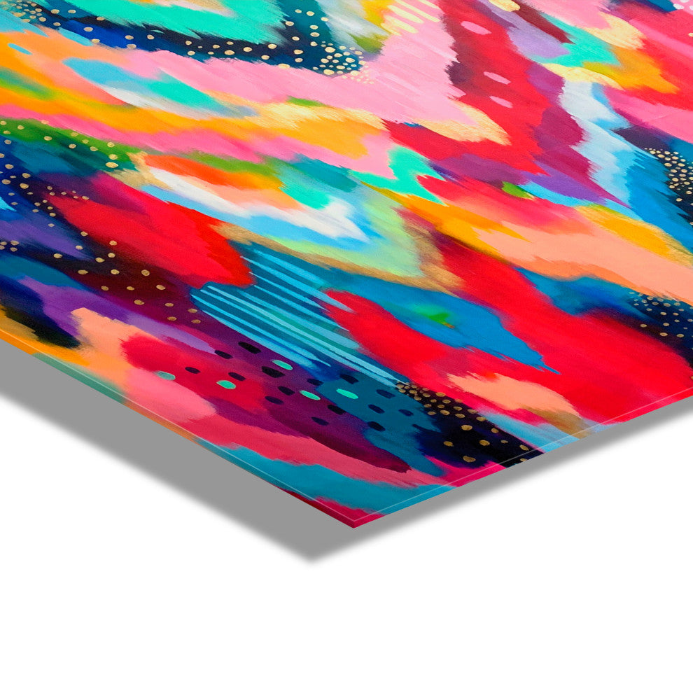 Brushstroke Floating Acrylic Art by Jessi Raulet of Ettavee, Assorted 23x23