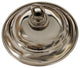 Solid Brass Round Ceiling Canopy, Polished Nickel