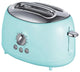 Brentwood  2 Slice Retro Toaster, Blue
