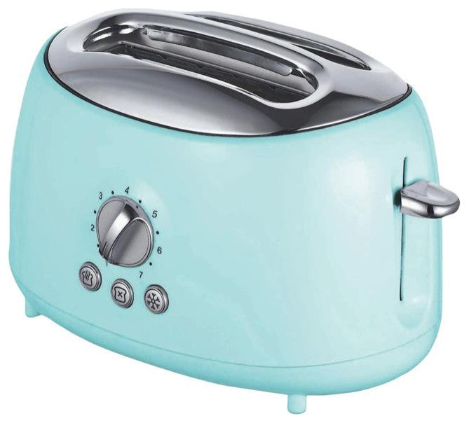 Brentwood  2 Slice Retro Toaster, Blue