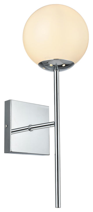 Elegant Lighting LD2360 Neri 18" Tall Bathroom Sconce - Chrome