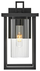 Lark Mateo 13" Small Outdoor Wall Mount Lantern, Black