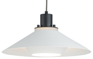 Maxim 11412 Oslo 16"W Pendant - Black / White