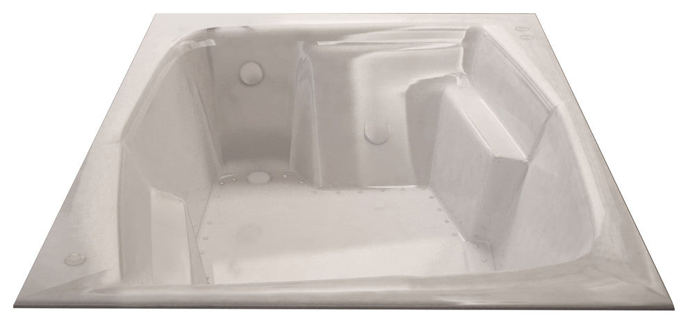 Atlantis Whirlpools Caresse 54 x 72 Rectangular Air Jetted Bathtub
