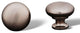 Pewter RKI Thin Mushroom Knob, RKICK1118P