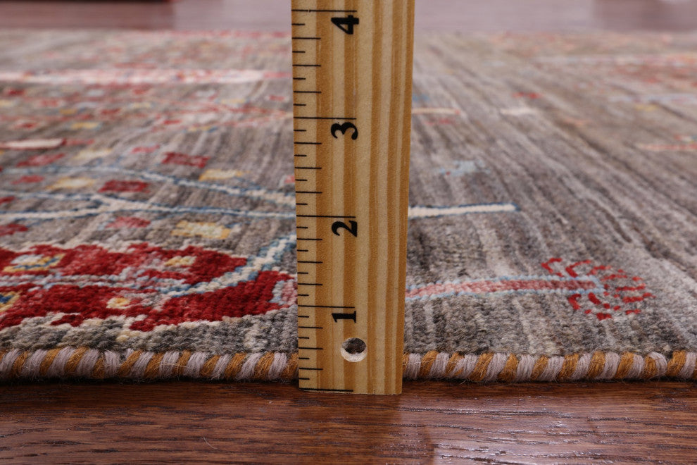 Persian Gabbeh Tribal Hand-Knotted Wool Rug 3' 10" X 6' 1" Q5274