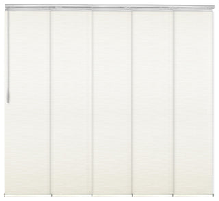 Malia 5-Panel Track Extendable Vertical Blinds 58-110"W