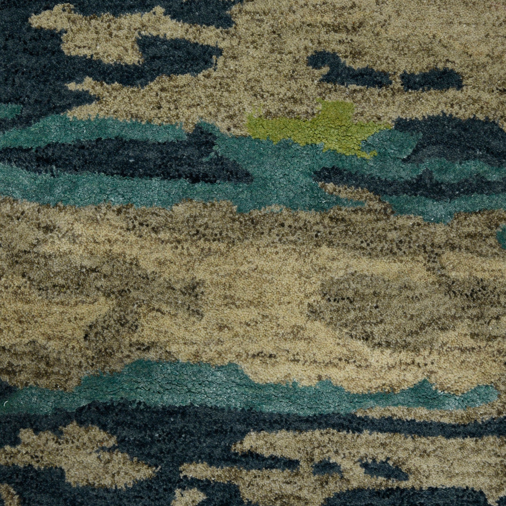 Abstract Glencoe Area Rug, Sand, 9' x 13', Abstract