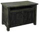 Barnwood Style Timber Peg Entertainment Stand, Weathered Slate