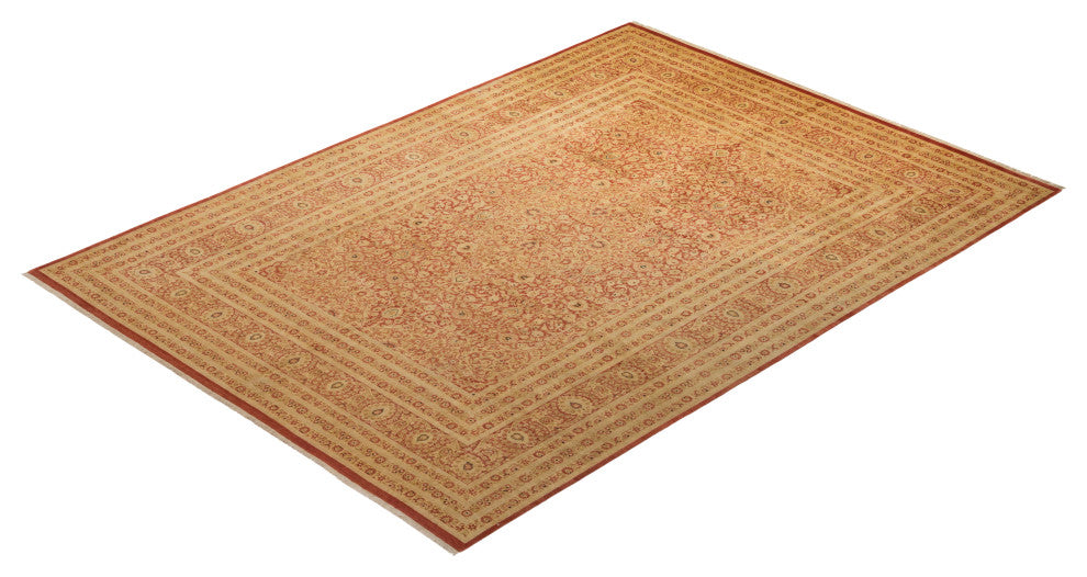 Mogul, One-of-a-Kind Hand-Knotted Area Rug Orange, 9'2"x12'6"