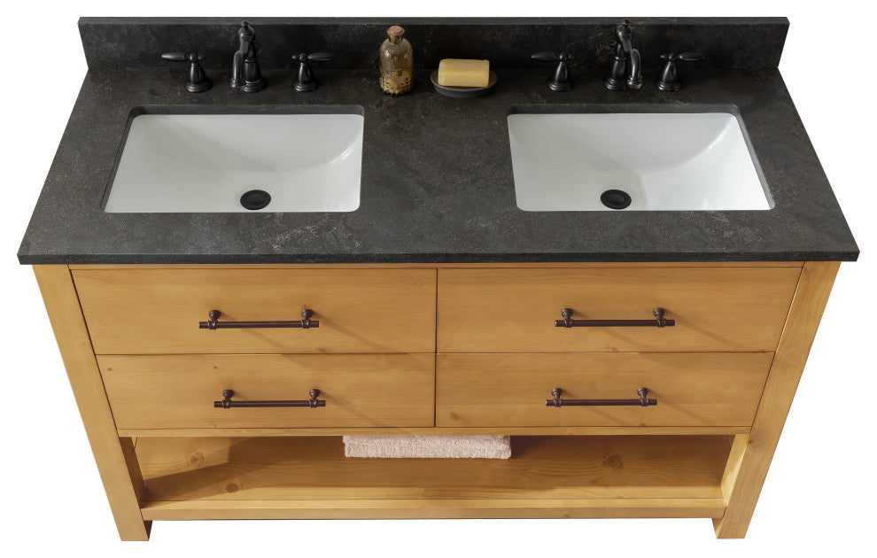 Windwood 54" Bathroom Vanity, Tan