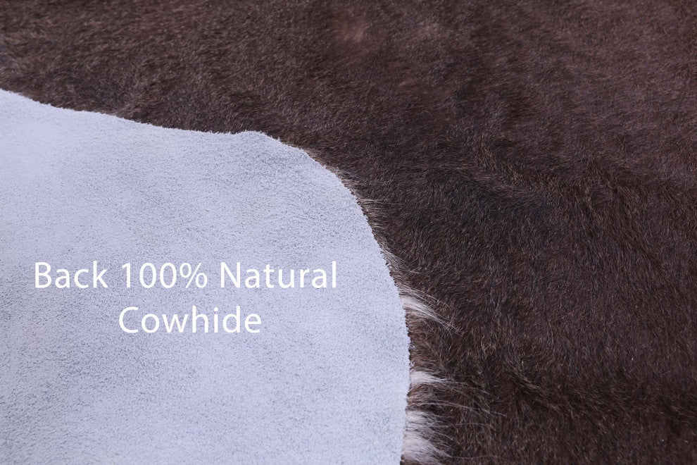 Natural Cowhide Rug 6' 11" X 6' 0" C1587