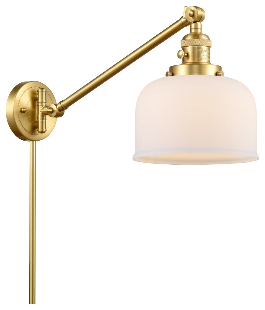 INNOVATIONS LIGHTING 237-SG-G71 Large Bell 1 Light Swing Arm