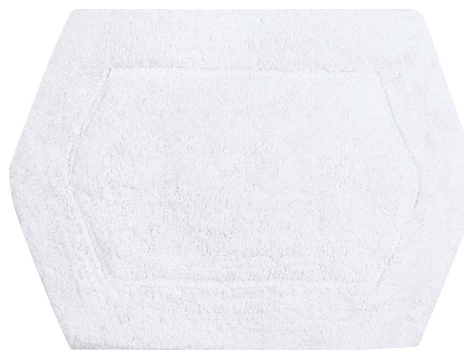 Waterford Bath Rug, 17"x24", White