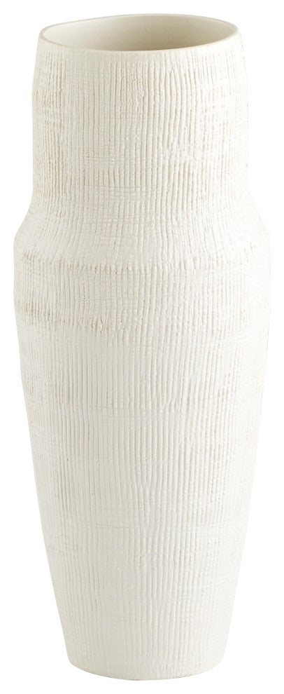 Leela Vase, White Small