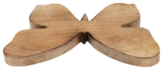 Wood, 12"h Butterfly Deco, Brown