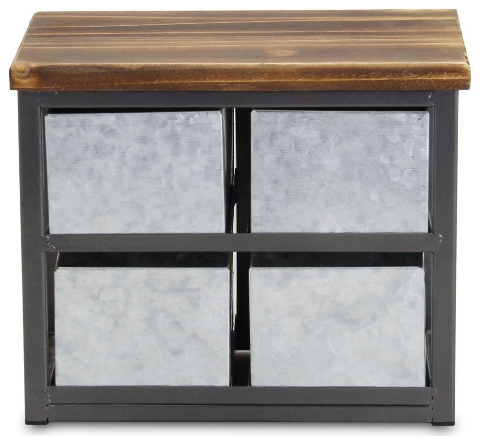 Multi-Drawer Mercantile Organizer, 4-Drawer