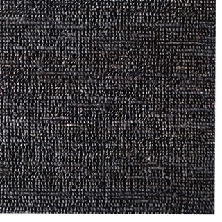 HAND WOVEN JUTE ECO-FRIENDLY SOLID AREA RUGS, Charcoal, Solid, Outdoor Indoor, [Rectangle] 5'x8'