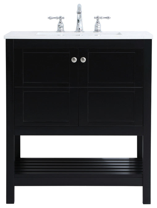 Tucker Black 30" Single Sink Bathroom Vanity