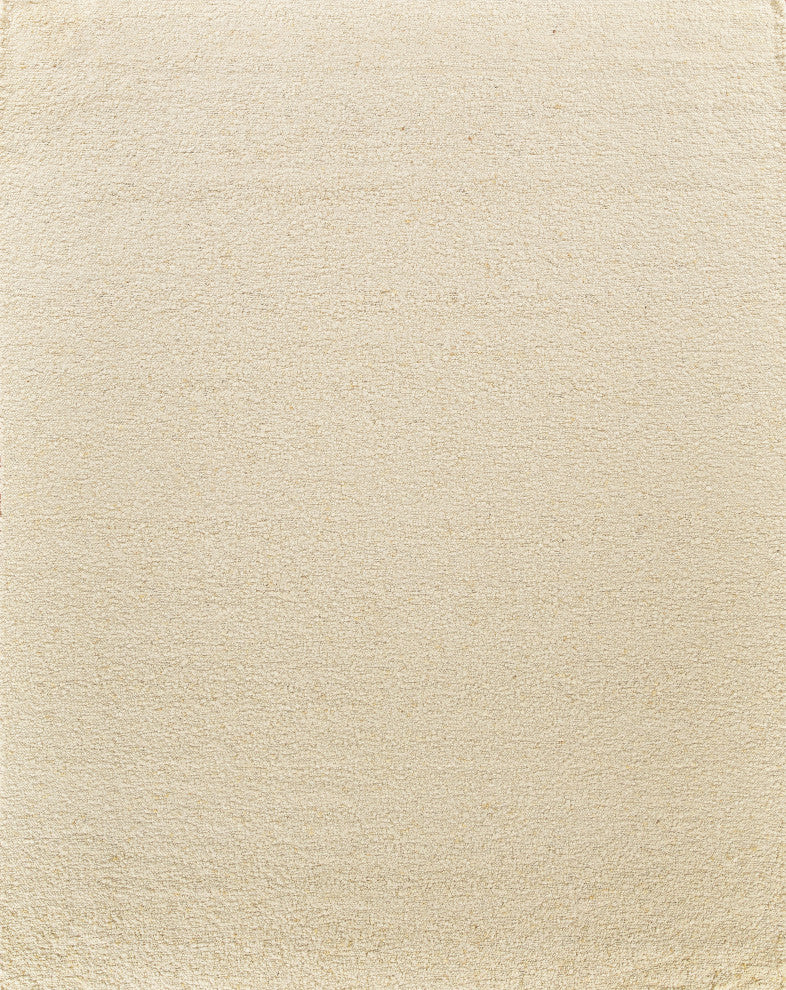 Tocayo Handmade Flatwoven Wool Ivory Area Rug, 10'x14'